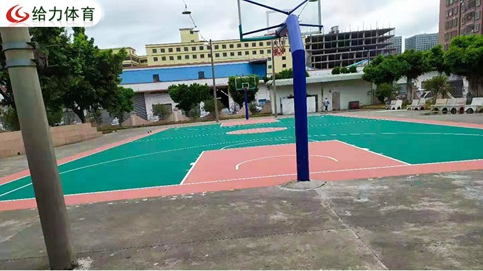 地埋式籃球架