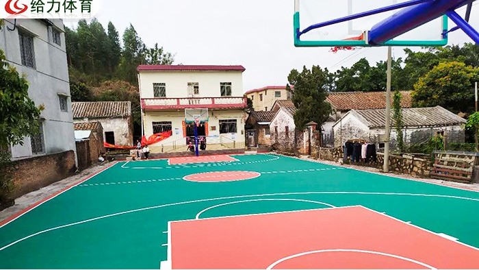 彩色籃球場造價
