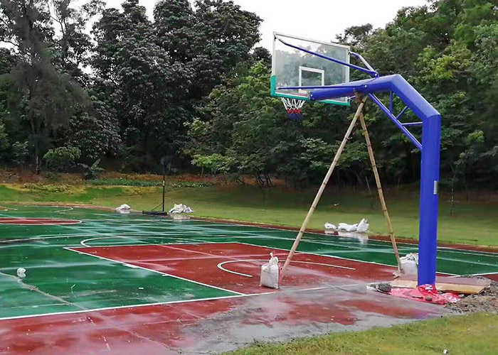 固定籃球架