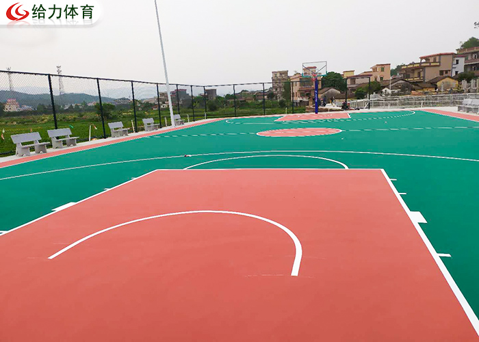 彩色籃球場造價