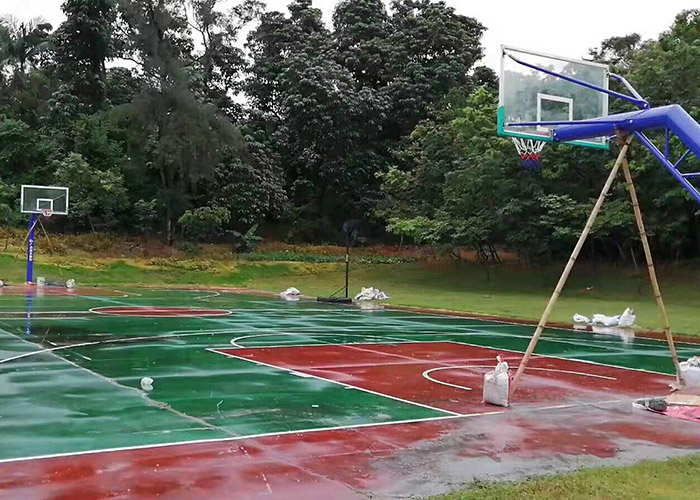 埋地圓管籃球架 埋地圓管籃球架